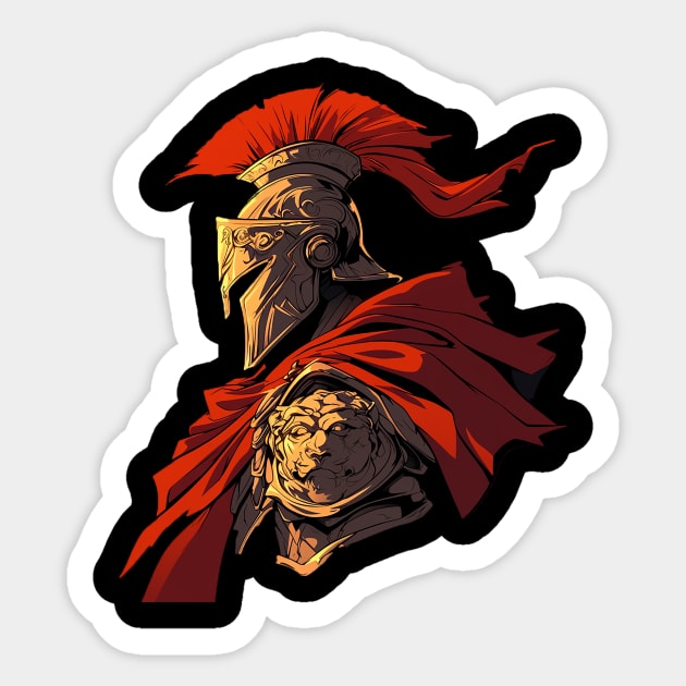 leonidas Sticker by boxermaniac